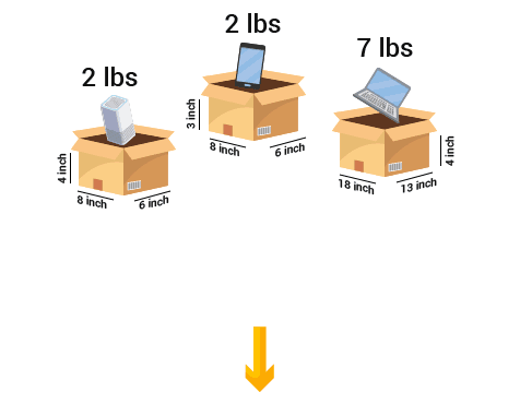 3 Single Boxes